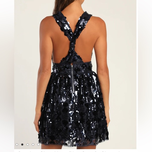 Sequin dress from Lulus. Tags attached. $60 (sale price, plus tax & shipping) - Picture 2 of 2